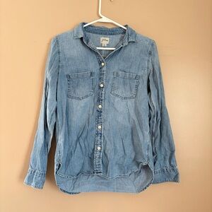 J. Crew Light Blue Denim Shirt